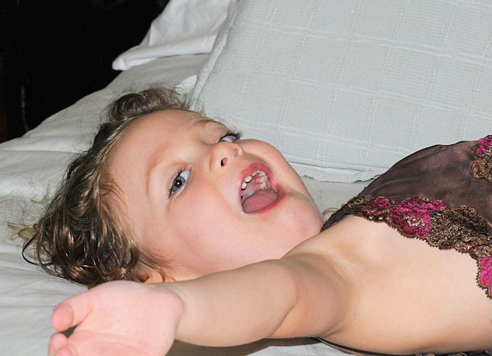 strech.jpg.... Lila is 3